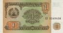 1 Tajikistani ruble